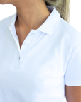 Pimatech® White Short Sleeve